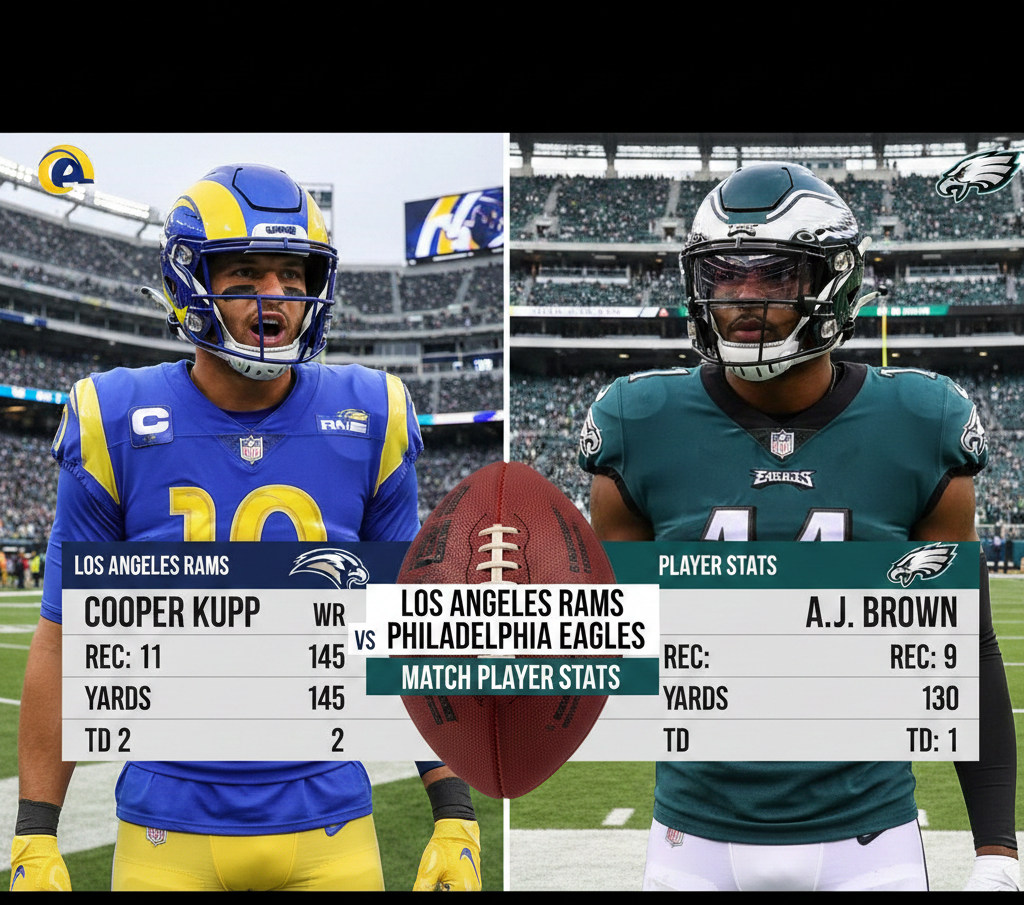 Los Angeles Rams vs Philadelphia Eagles match player stats