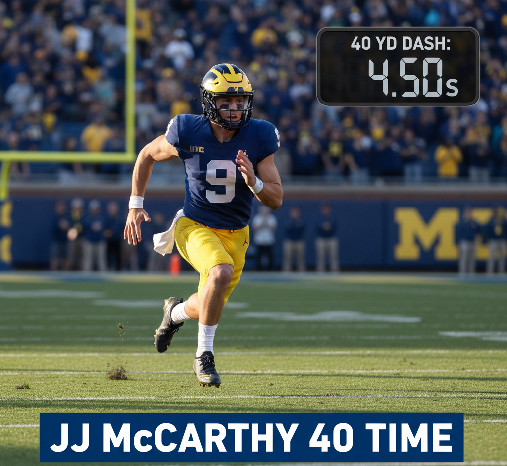 jj mccarthy 40 time