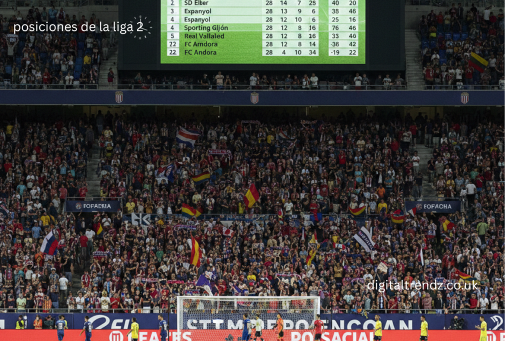 posiciones de la liga 2