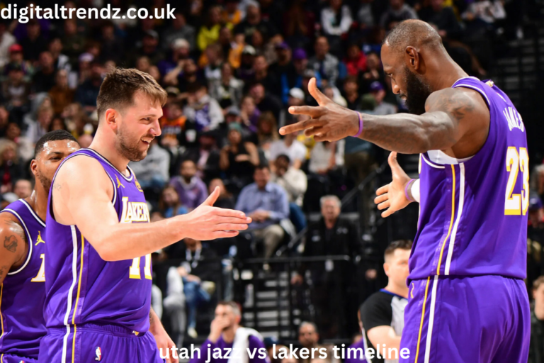 Utah Jazz vs Lakers timeline